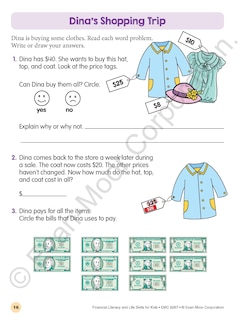 Sample content 4_Financial Literacy and Life Skills for Kids, Age 8 - 9 Workbook