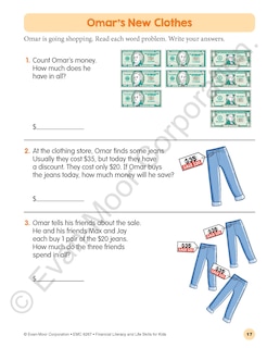 Sample content 5_Financial Literacy and Life Skills for Kids, Age 8 - 9 Workbook