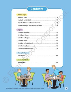 Sample content_Financial Literacy and Life Skills for Kids, Age 10 - 11 Workbook