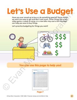Sample content 2_Financial Literacy and Life Skills for Kids, Age 10 - 11 Workbook