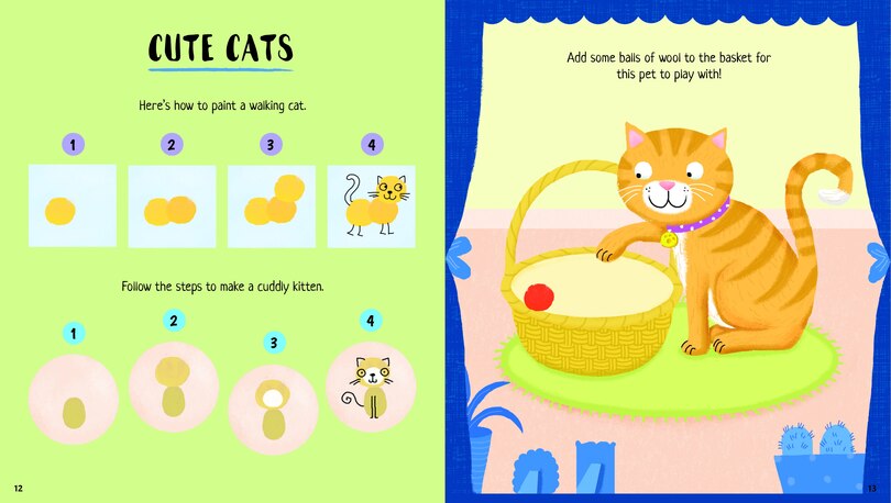 Aper&ccedil;u du contenu_Fingerprint Fun: Pets and Farm Animals