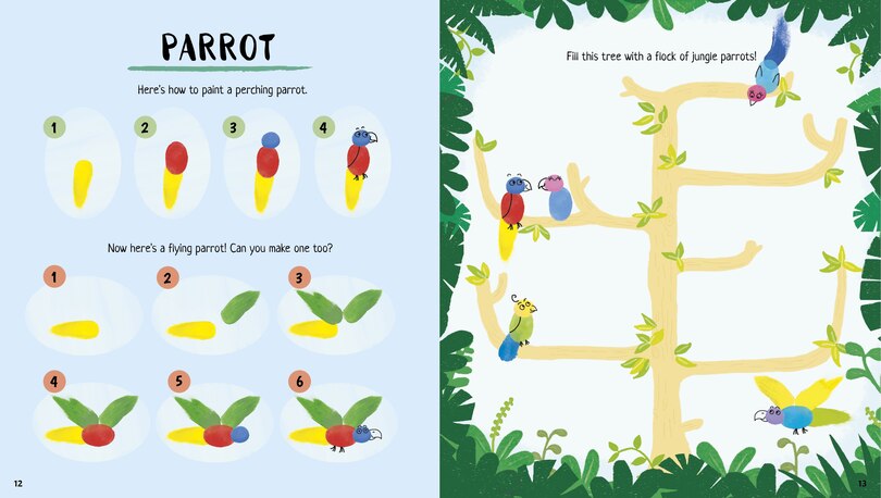 Aper&ccedil;u du contenu_Fingerprint Fun Wild Animals