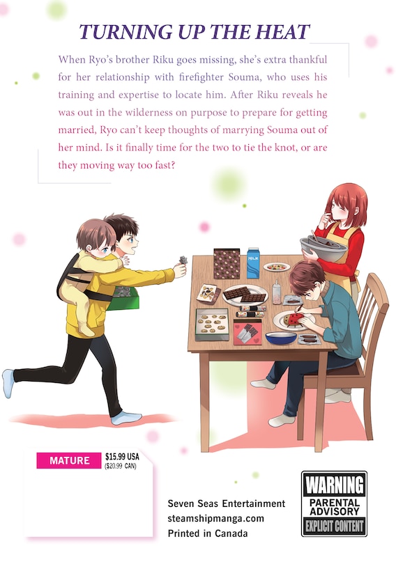 Back cover_Fire in His Fingertips: A Flirty Fireman Ravishes Me with His Smoldering Gaze Vol. 9