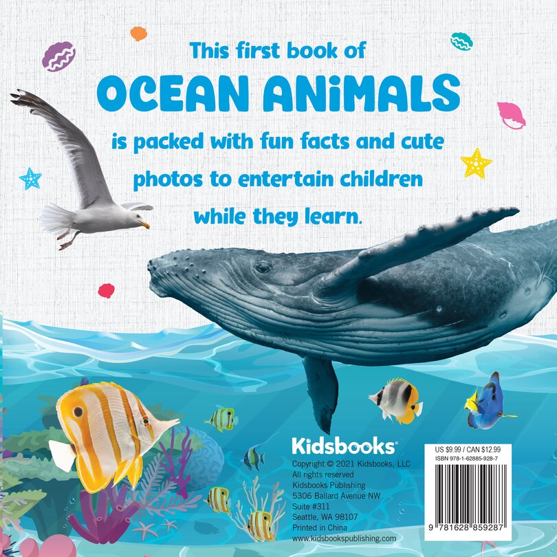 Back cover_First Animal Facts: Ocean