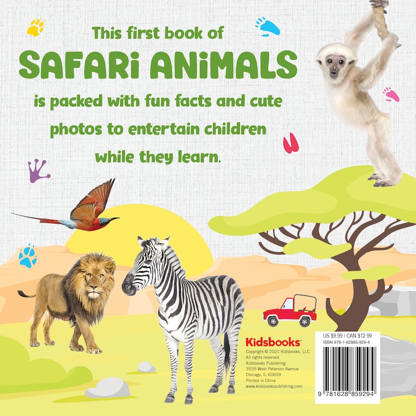 Back cover_First Animal Facts: Safari