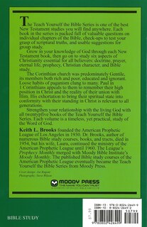 Back cover_First Corinthians-Teach Yourself the Bible Series