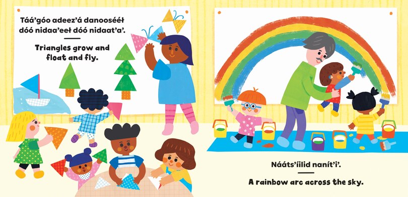 Aper&ccedil;u du contenu 2_First Friends: Shapes (Bilingual Navajo & English)