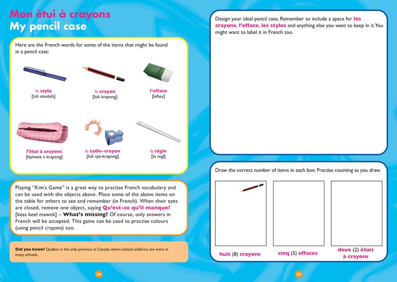 Aper&ccedil;u du contenu_First Time French Ages 5-7