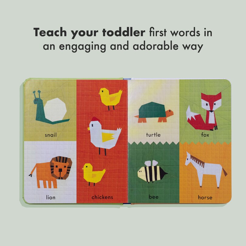 Sample content_First Words with Cute Quilted Friends