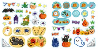 Sample content 5_Five Little Pumpkins sticker activity book