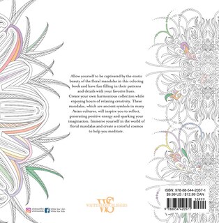 Back cover_Floral Mandalas Coloring Book