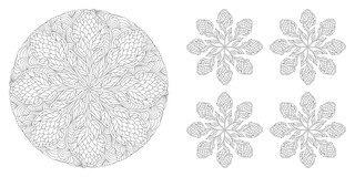 Sample content 5_Floral Mandalas Coloring Book