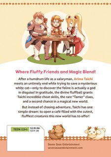 Back cover_Fluffy Caf&eacute; in Another World (Manga) Vol. 1