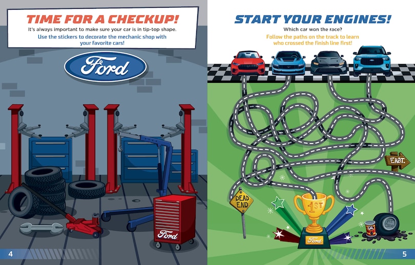 Sample content_Ford: On the Road Sticker & Activity Book