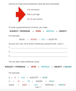 Sample content 2_French Booklet Advanced I