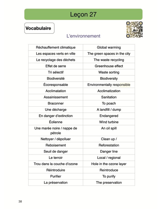 Sample content 3_French Booklet Advanced III