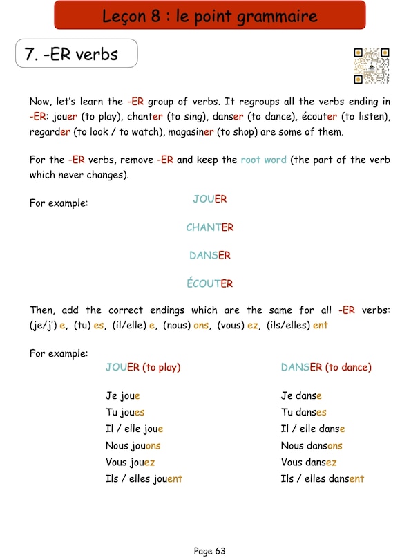 Sample content 3_French Booklet Elementary I