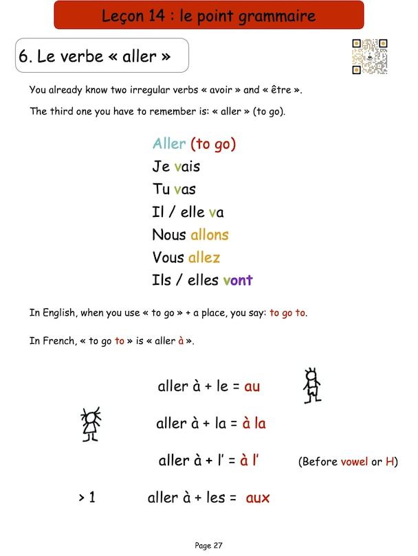 Sample content_French Booklet Elementary II