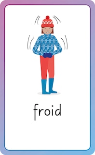 Aper&ccedil;u du contenu_French For Everyone Junior First Words Flash Cards