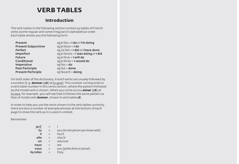 Sample content_French School Dictionary