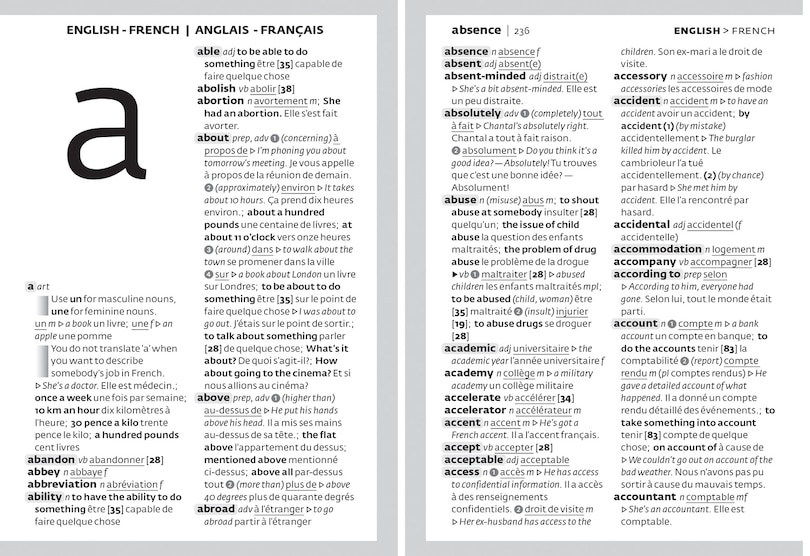 Sample content 3_French School Dictionary