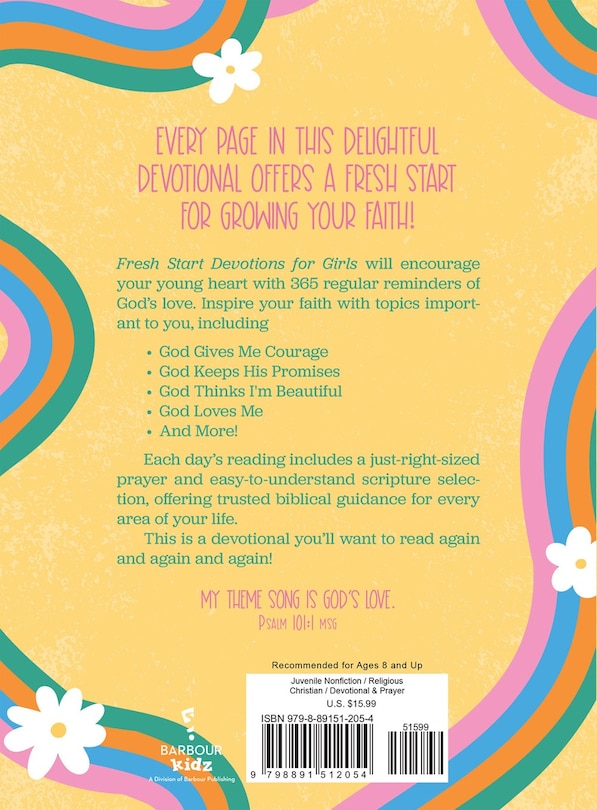 Back cover_Fresh Start Devotions for Girls