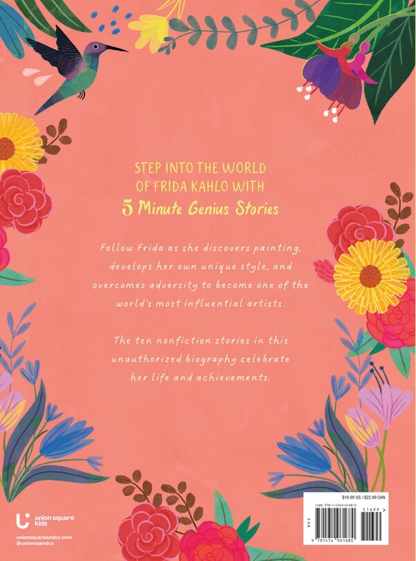Back cover_Frida Kahlo: 5-Minute Genius Stories