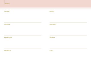 Aper&ccedil;u du contenu 3_From the Block Shop Studio: Desert Plaid 17-Month Planner