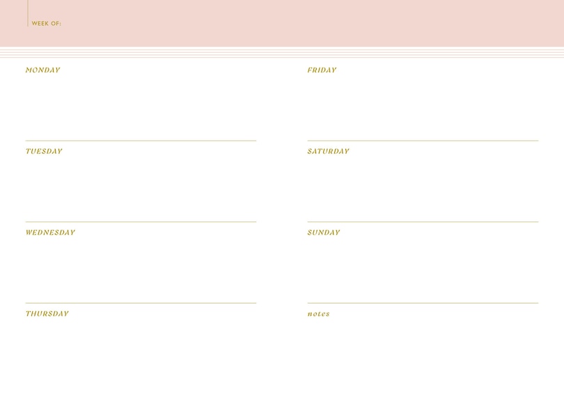 Aper&ccedil;u du contenu 3_From the Block Shop Studio: Desert Plaid 17-Month Planner