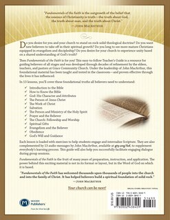 Back cover_Fundamentals of the Faith Teacher's Guide