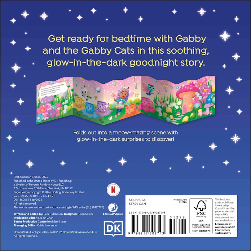 Couverture arri&egrave;re_Gabby's Dollhouse Goodnight Fold-out Book