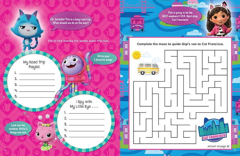 Sample content 2_Gabby's Dollhouse: The Movie (Gabby's Dollhouse: Sticker Activity Book with Shiny Stickers)