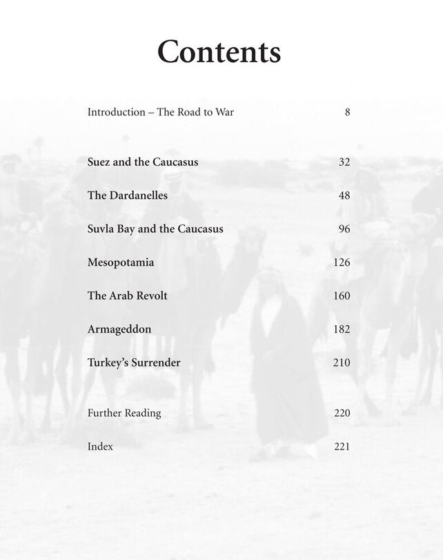Sample content 5_Gallipoli & the Middle East 1914&ndash;1918