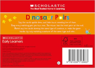 Couverture arrière_Games Get Ready For Pre-K Dinosaur Pairs