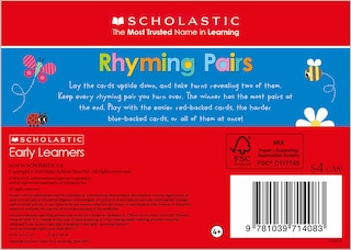 Back cover_Games Pre-K Rhyming Pairs