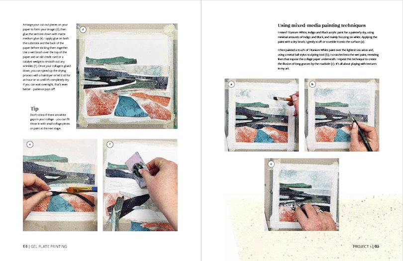 Gel Plate Printing: A Guide To Making Beautiful Layered Art Book By ...