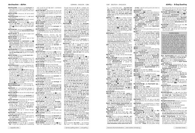 Aper&ccedil;u du contenu 4_German Dictionary Complete and Unabridged