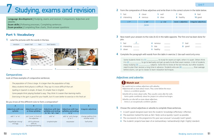 Aper&ccedil;u du contenu_Get Ready for IELTS Listening (incl. Audio)