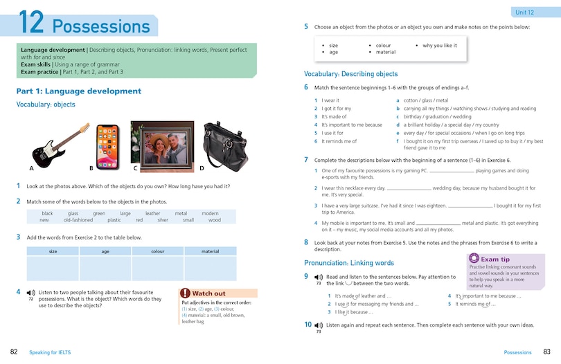 Aper&ccedil;u du contenu 2_Get Ready for IELTS Speaking (incl. Audio)