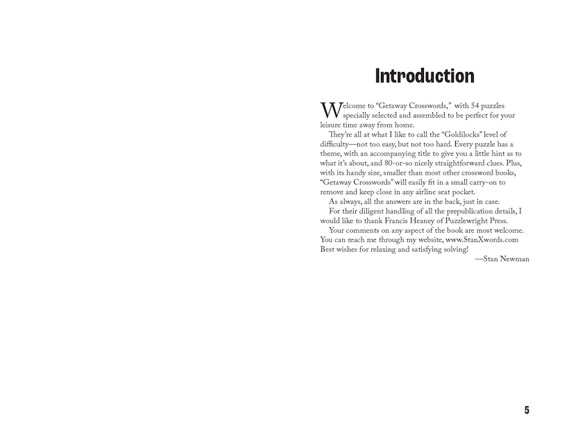 Sample content_Getaway Crosswords