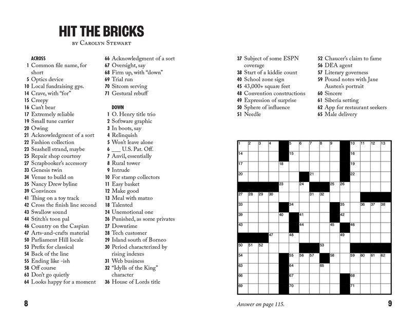 Sample content 3_Getaway Crosswords