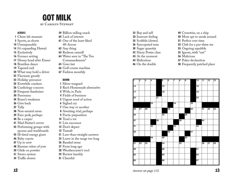 Sample content 5_Getaway Crosswords