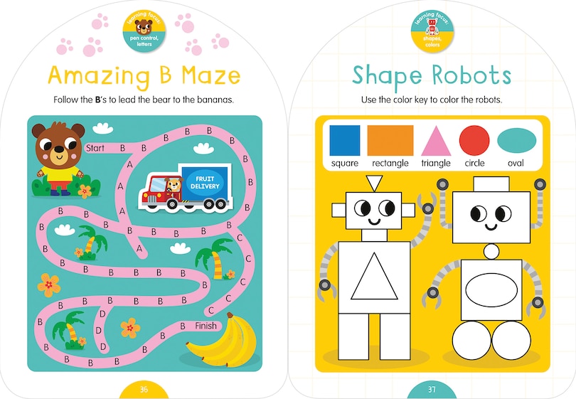 Sample content_Giant Toddler: Sticker & Activity Backpack (Scholastic Early Learners)