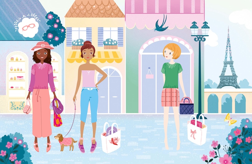 Sample content 3_Glittery Fashion Designer Sticker Book