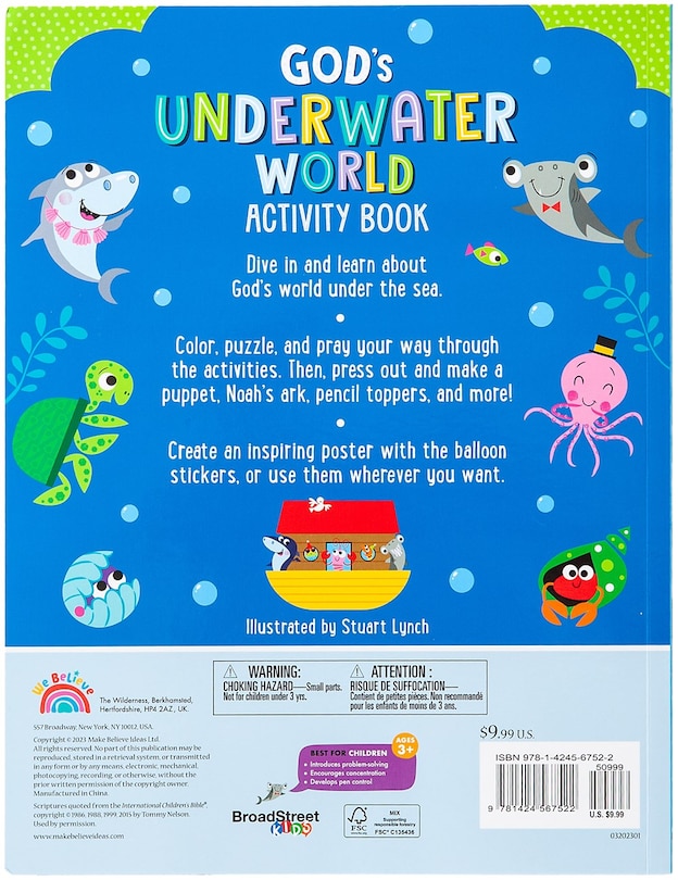 Back cover_God’s Underwater World Activity Book