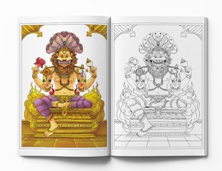Sample content_Gods and Goddesses - Spiritual Coloring Book