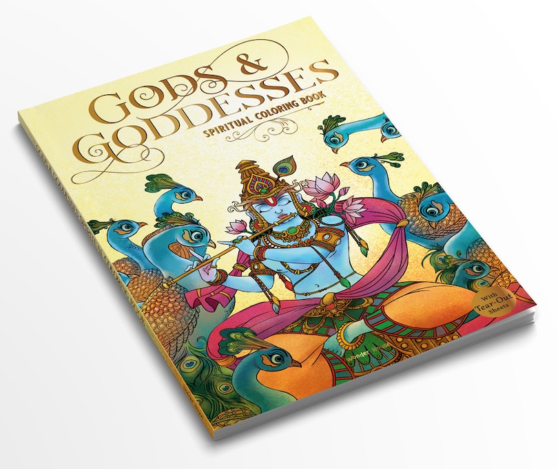 Sample content 3_Gods and Goddesses - Spiritual Coloring Book