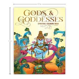 Sample content 4_Gods and Goddesses - Spiritual Coloring Book
