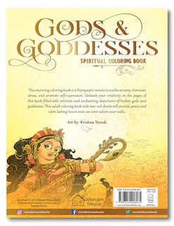 Sample content 5_Gods and Goddesses - Spiritual Coloring Book