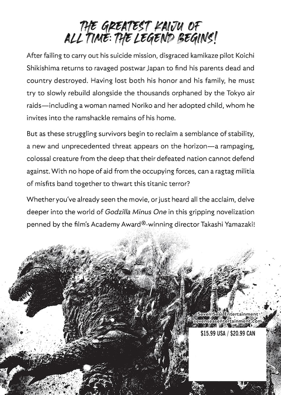 Couverture arri&egrave;re_Godzilla Minus One